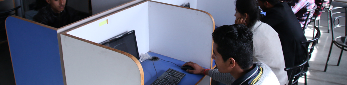 Manav Bharti University computer lab