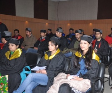 Manav Bharti University-students in convocation