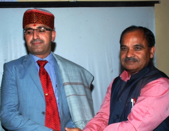 Manav Bharti University- Chief Guest Welcome