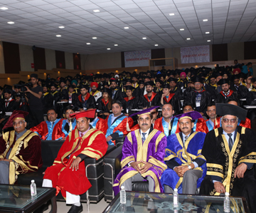 Manav Bharti-professor gupta delievering speech