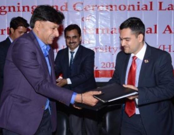 Manav Bharti University- prize giving