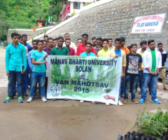 Manav Bharti University-van mahotsav in solan